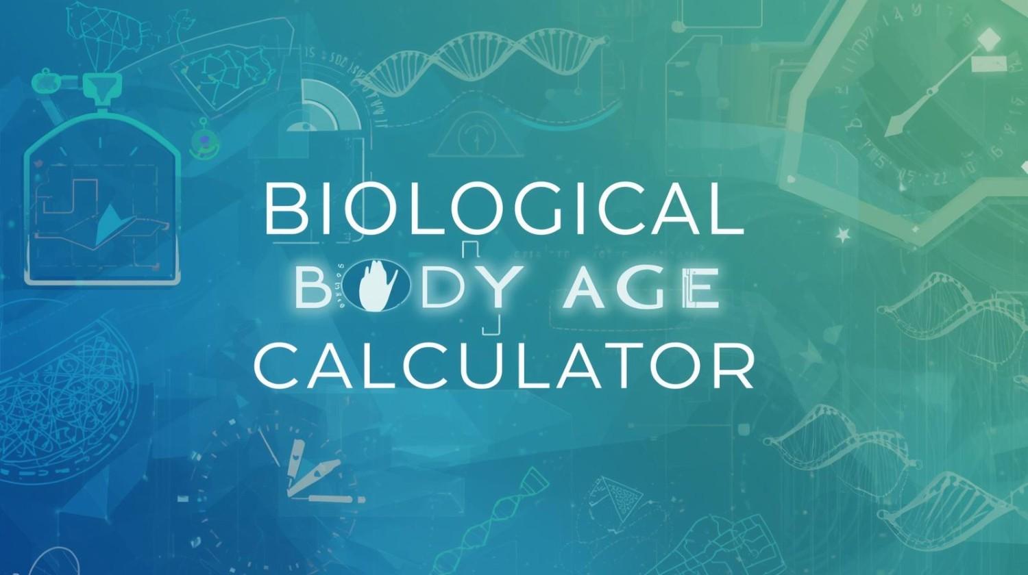 How to calculate Biological body age Calculator